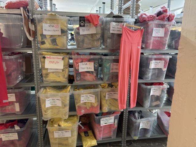 1409511-13 Large batch of stock from clothing store