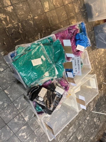 1409511-18 Large batch of stock from clothing store