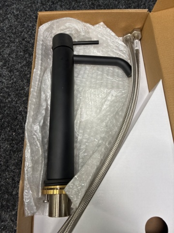 1477693-5 Basin mixer Skule high matt black, Svedbergs