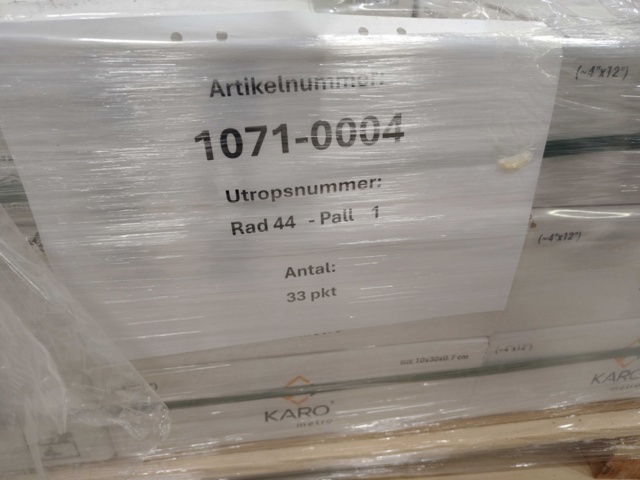 1477709-4 Tiles – 33 sq m – Biselado White Glossy (1071-0004)