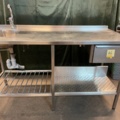 1477748-2 Stainless steel sink with hob