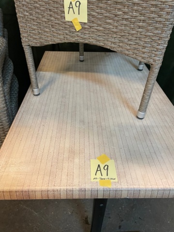 1477775-2 Café/restaurant furniture – 3 tables and 12 chairs