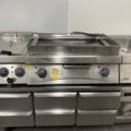 1477778-1 Combination unit – fryer, frying table, hot water bath and cooling counter with drawers