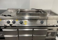 1477778 Combination unit – fryer, frying table, hot water bath and cooling counter with drawers