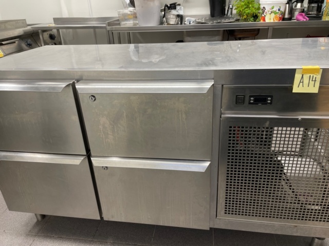 1477780-1 Refrigerated counter with 4 drawers, 1/1 GN