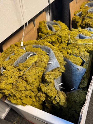1405437-6 Decorative moss wall - stabilized moss 60×90 cm