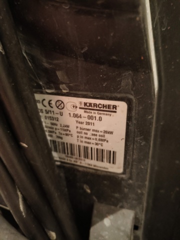 1401249-6 Hetvattentvätt Kärcher HDS 5/11 U