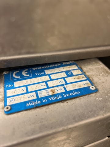 1384659-7 Dishwasher - Wexiödisk WD-4E