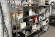 1384660 Sheet metal shelves 2 pcs