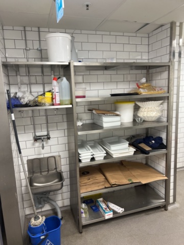 1384660-3 Sheet metal shelves 2 pcs