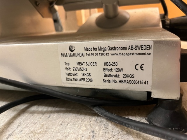 1424063-3 Skärmaskin - Mega Gastronomi