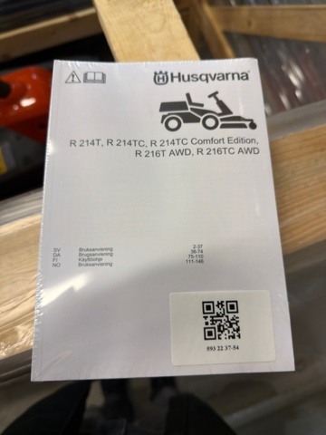 1477907-9 Ny/oanvänd åkgräsklippare - Husqvarna R 214T