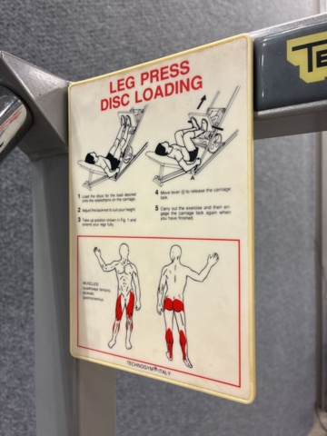 1476828-5 Leg press machine, Technogym