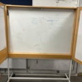 1442499-3 10 office chairs and 1 whiteboard