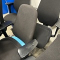 1442499-5 10 office chairs and 1 whiteboard