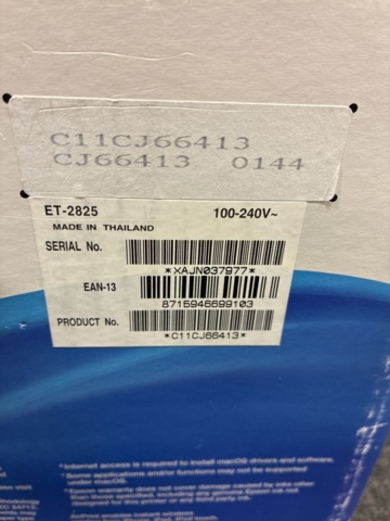 1475987-4 Multifunction printer Epson EcoTank ET-2825