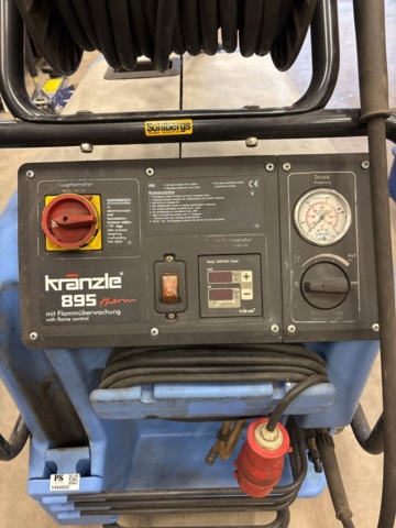 1444933-7 Hot water washer Kränzle Therm 895 (with hose reel)