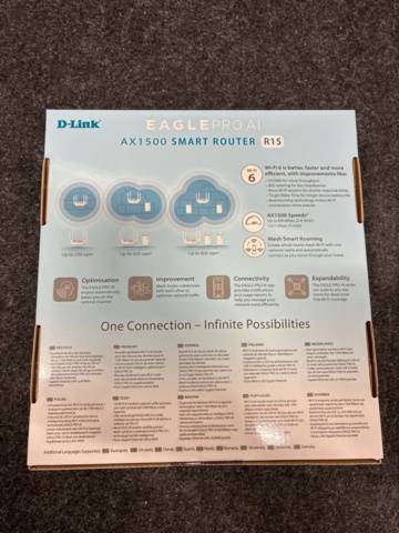 1475992-3 Router AC1200 Cudy, Desktop switch Strong & Router D-Link AX1500