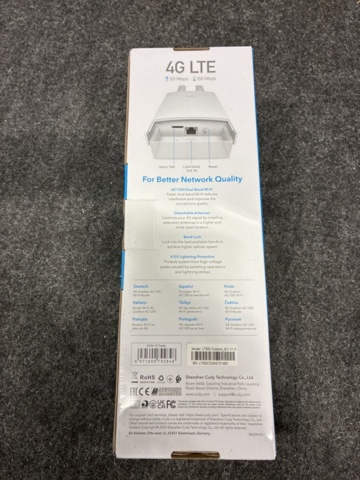 1475992-7 Router AC1200 Cudy, Desktop switch Strong & Router D-Link AX1500