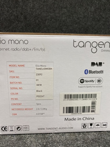 1475888-4 Internet radio Tangent Elio Mono