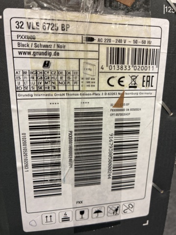 1476006-2 32" LED TV Grundig 32 VLE 6725 BP