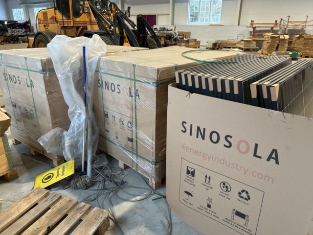 1454823-5 Solpaneler ca 100 st med monteringsdetaljer - Sinosola TYDM108H-435