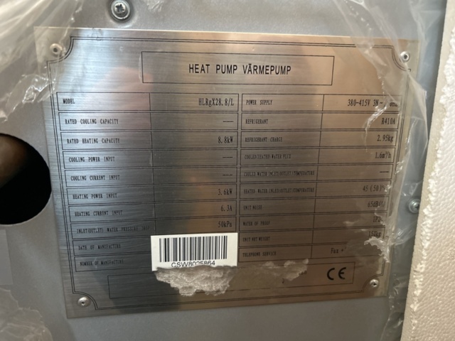 1454827-7 Heat pumps 2 pcs - HLRgX28.8/L