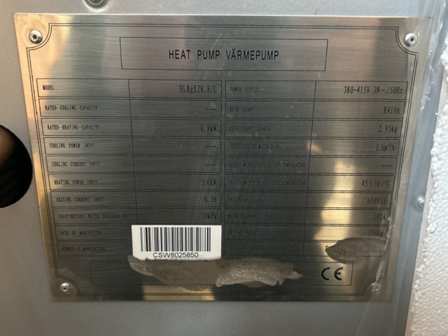 1454828-8 Heat pumps 3 pcs - HLRgX28.8/L