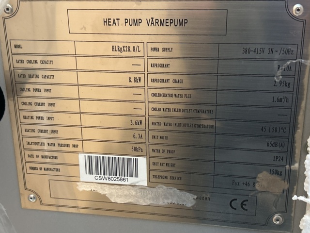 1454828-10 Heat pumps 3 pcs - HLRgX28.8/L