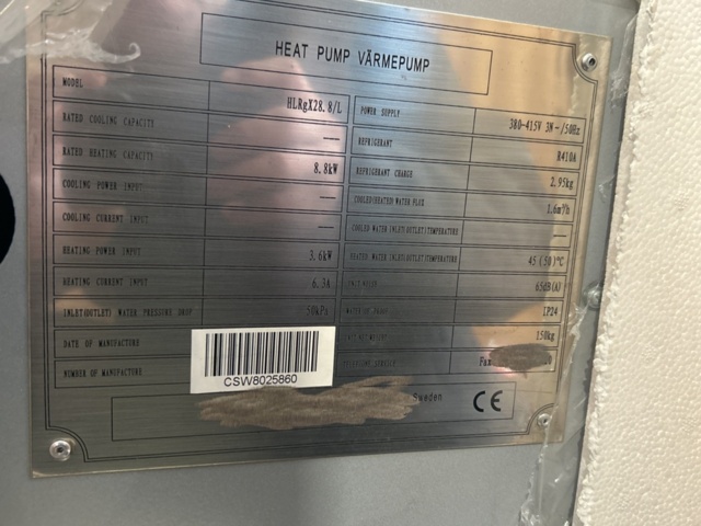 1454829-6 Värmepumpar 2 st - HLRgX28.8/L