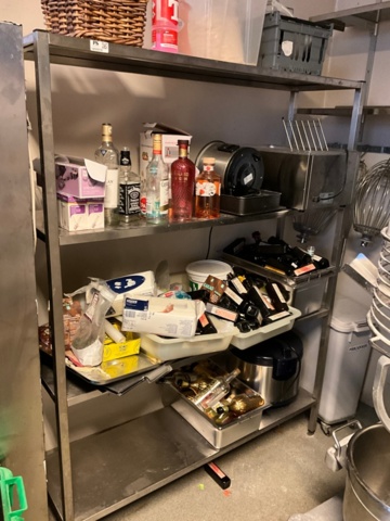 1452676-1 Stainless steel shelf 2 pcs