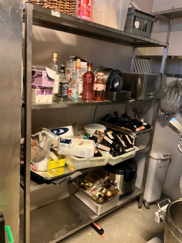 1452676-2 Stainless steel shelf 2 pcs