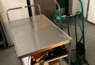 1452679 Stainless steel trolley and spinner