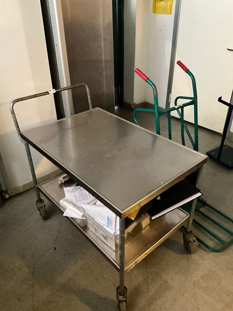 1452679-2 Rostfri vagn och säckkärra