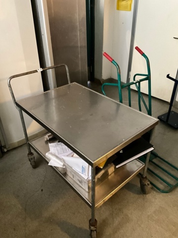 1452679-2 Stainless steel trolley and spinner