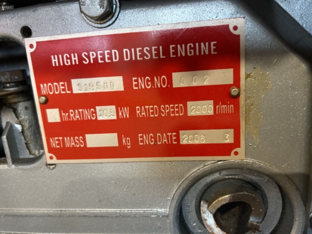 1454837-12 Diesel generator Jinfeng GF3-5 -2006