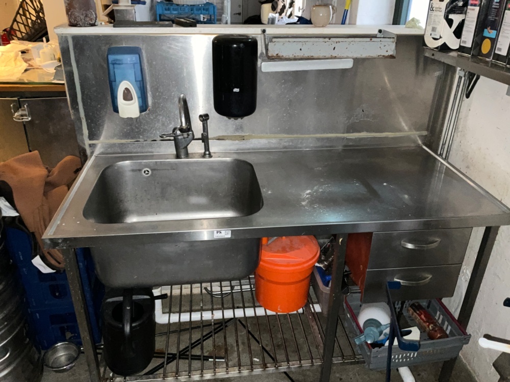 1452680-2 Rostfri diskbänk