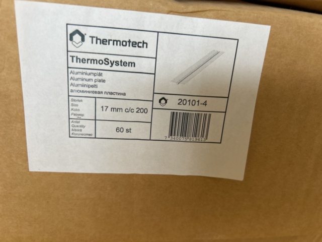 1454856-4 Pallet with underfloor heating parts - Thermotech / LK