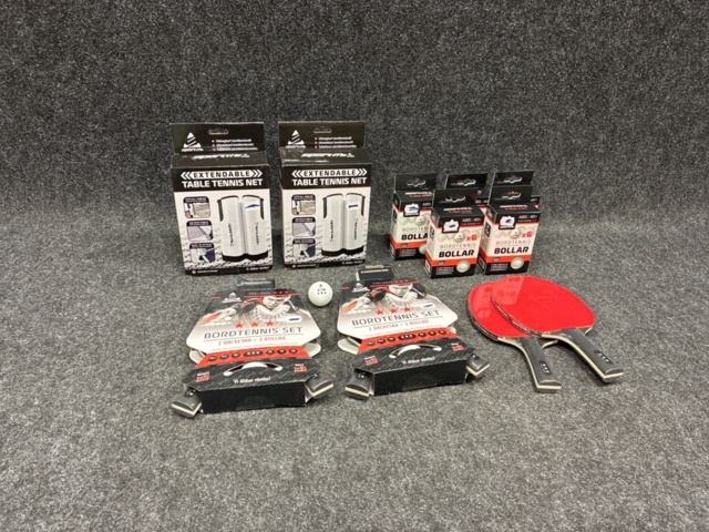 1476027-1 Table tennis racket, table tennis balls & table tennis net, SportMe