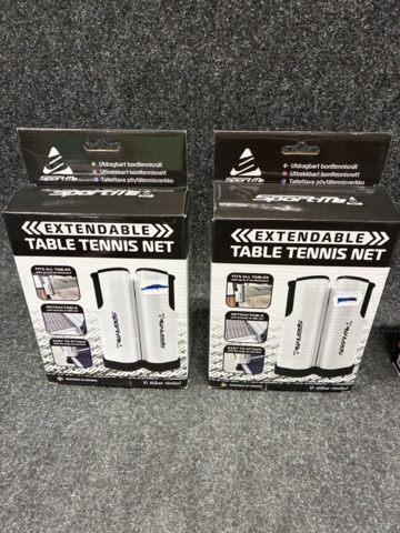1476027-8 Table tennis racket, table tennis balls & table tennis net, SportMe