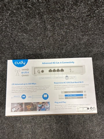 1475990-5 Router Wi-Fi Cat 6 Cudy, Deskop switch Strong & Router D-Link AX1500