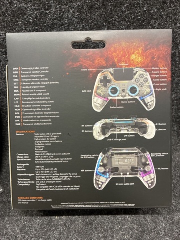 1478129-7 Handkontroller för PS4 & universalställ för handkontroller & headset, Deltaco