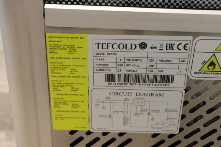 1295846-7 Panoramakyl/displaybox - Tefcold UPD200