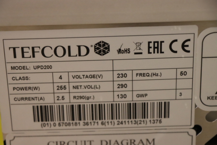 1295848-8 Panoramakyl/displaybox - Tefcold UPD200