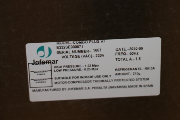 1295850-4 Kylautomat - Jofemar Combo Plus V7