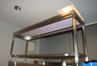 1295857 Rostfri arbetsbänk - GGM Gastro