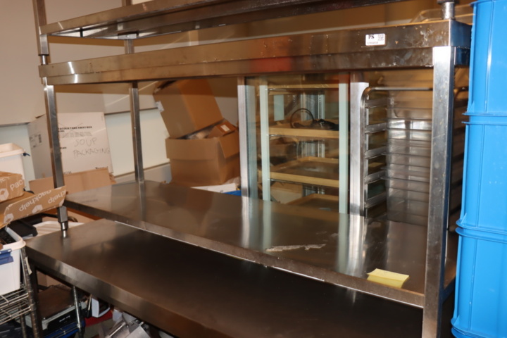 1295858-1 Rostfritt bord bredd 200 cm