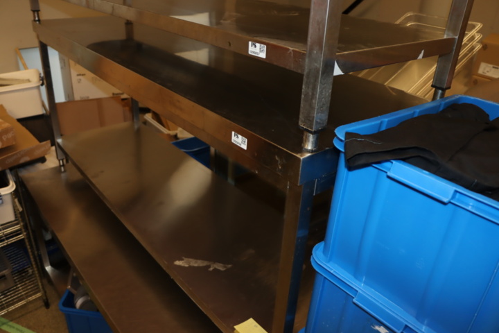 1295858-4 Rostfritt bord bredd 200 cm