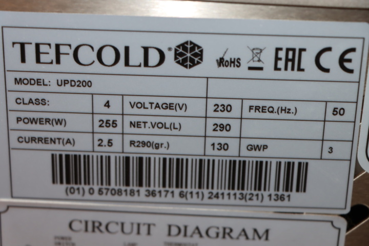 1295859-10 Panoramakyl/displaybox - Tefcold UPD200