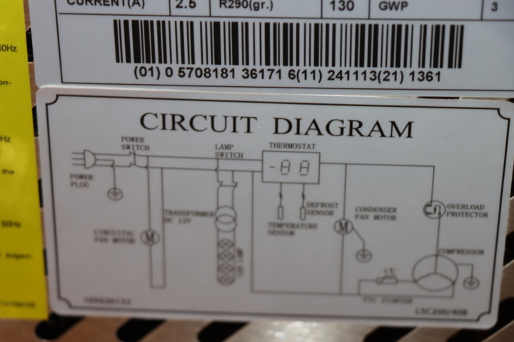 1295859-11 Panoramakyl/displaybox - Tefcold UPD200